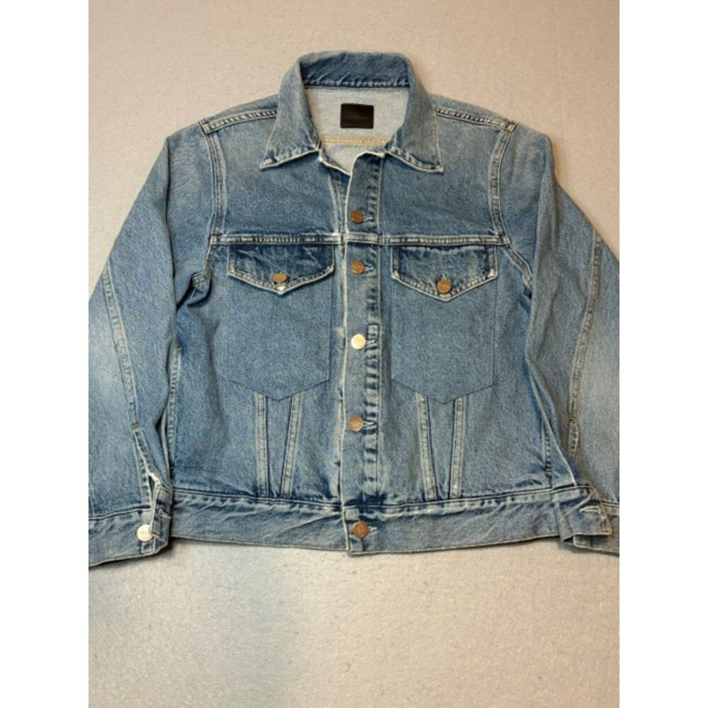 Goldsign Morton Denim Trucker Jacket Womens S Used Blue Colorway Sample NWOT